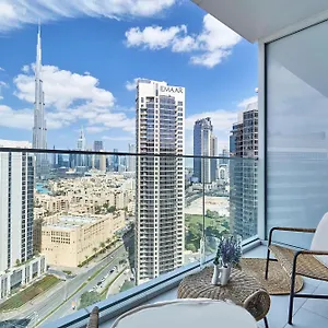 Apartment Luxury With Burj Khalifa Or Canal View In Downtown - Marquise Square Tower